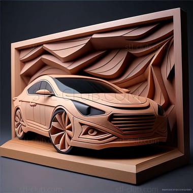 3D мадэль Hyundai Sonata (STL)